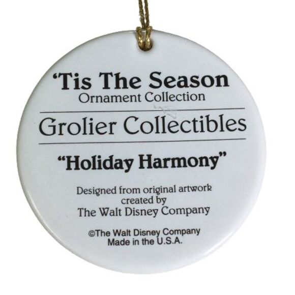 Disney Grolier ‘Tis the Season “Holiday Harmony” Ornament Alladin w/ Genie Lamp - Picture 3 of 3